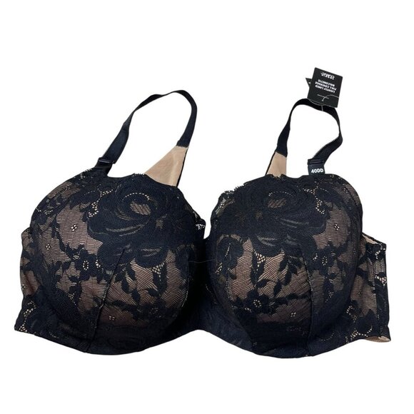 NEW TORRID 360 BACK SMOOTH LIGHTLY LINED FULL COVERAGE BALCONETTE BRA 40DD LACE - Picture 1 of 7